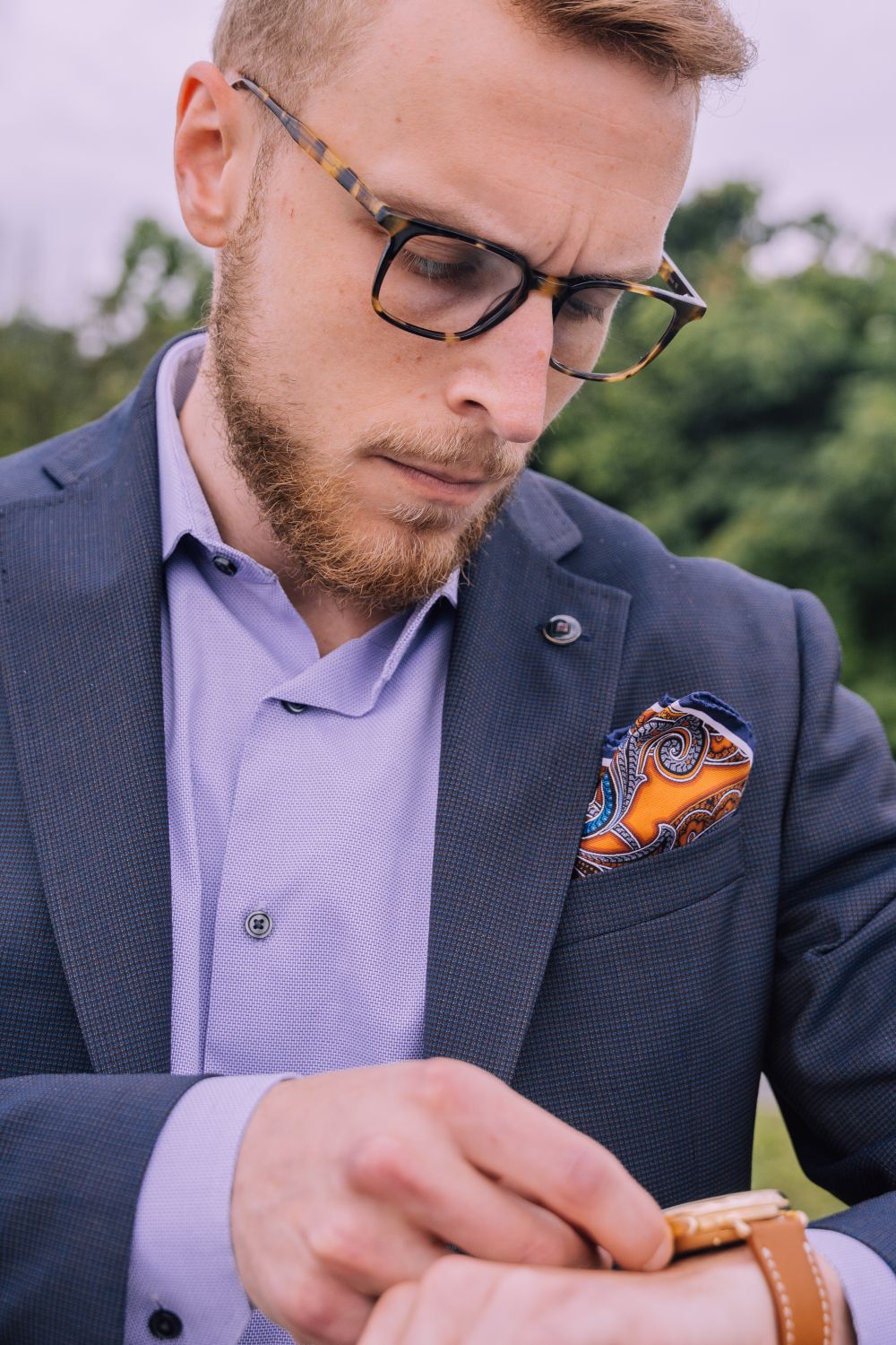 A Man in Blue Suit · Free Stock Photo