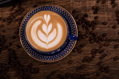 Ingyenes stockfotó cappuccino, csésze, csészealj témában