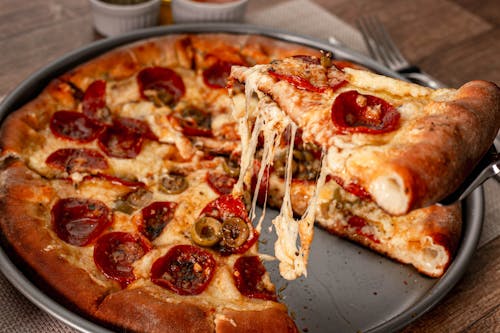 Close-up Photo of Mouth-watering Pizza