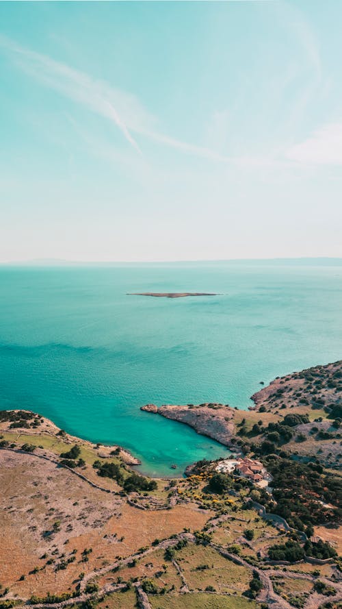 Aerial View of Sea Coast 