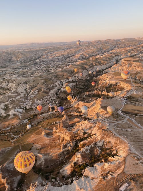 คลังภาพถ่ายฟรี ของ cappadocia, การบิน, ตุรกี