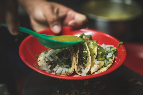 Free Person Preparing Food Stock Photo