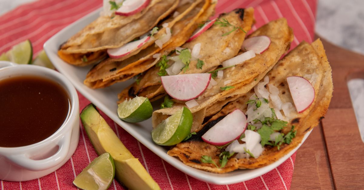 Birria Tacos with Consommé