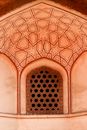 Brown and White Floral Ceiling
