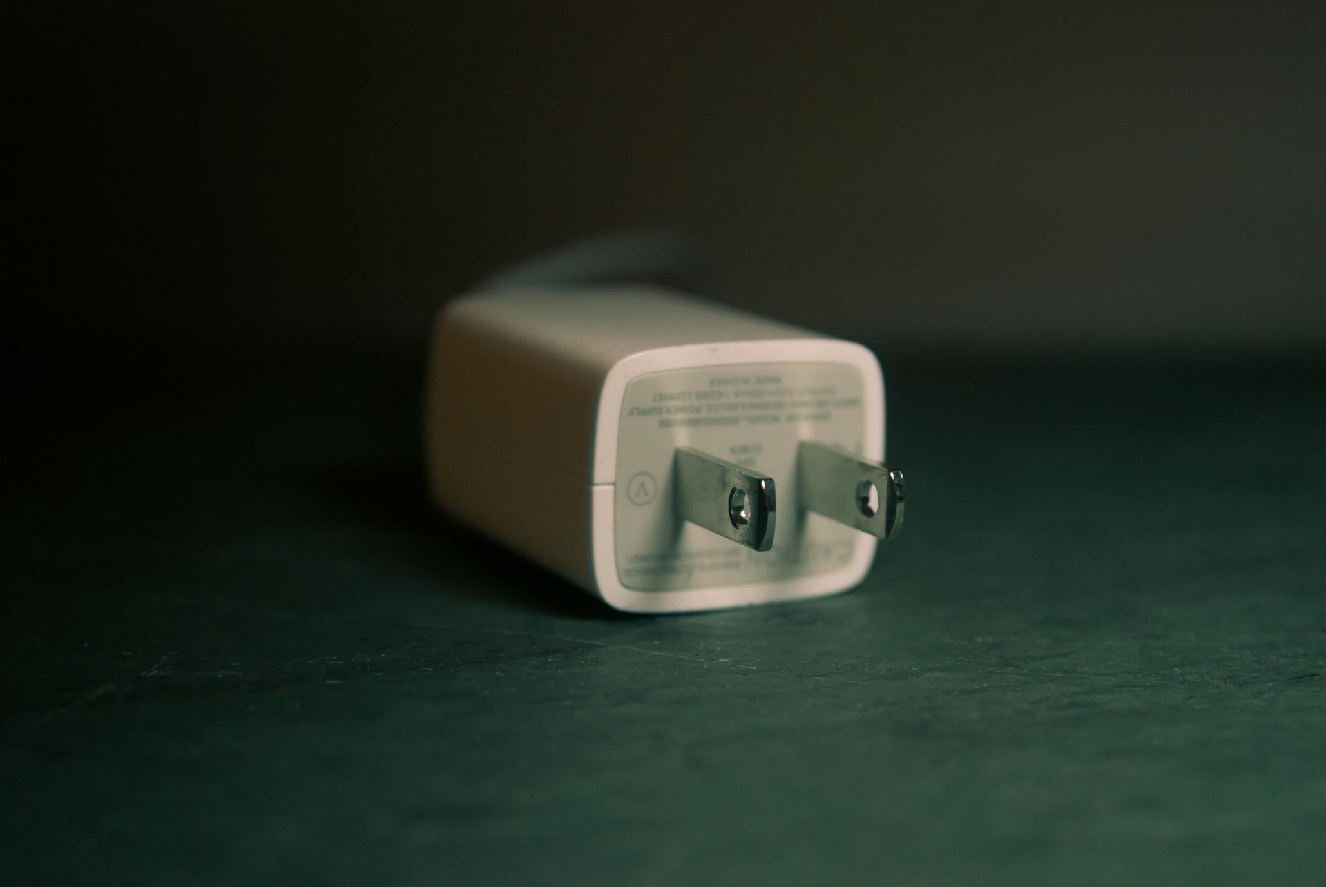 White Travel Adapter