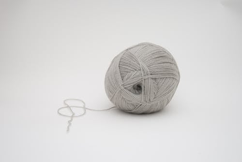 Gray Yarn Ball