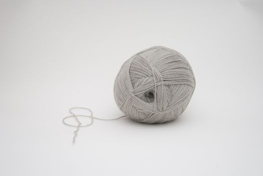 Gray Yarn Ball
