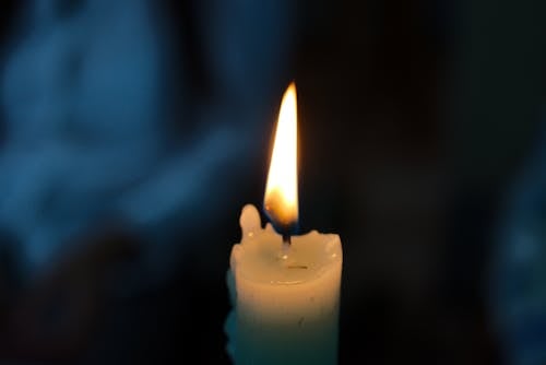 Free stock photo of burning candle, darkness Stock Photo