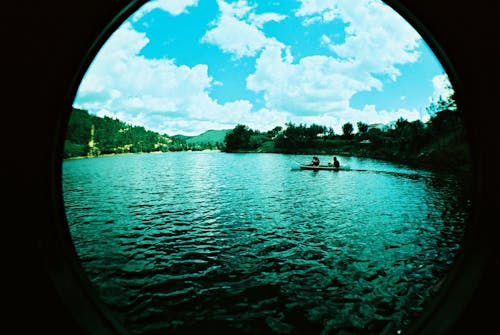 Fisheye Lens River Fotoğrafı