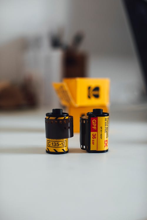 Close-up Photo of Analog Films 