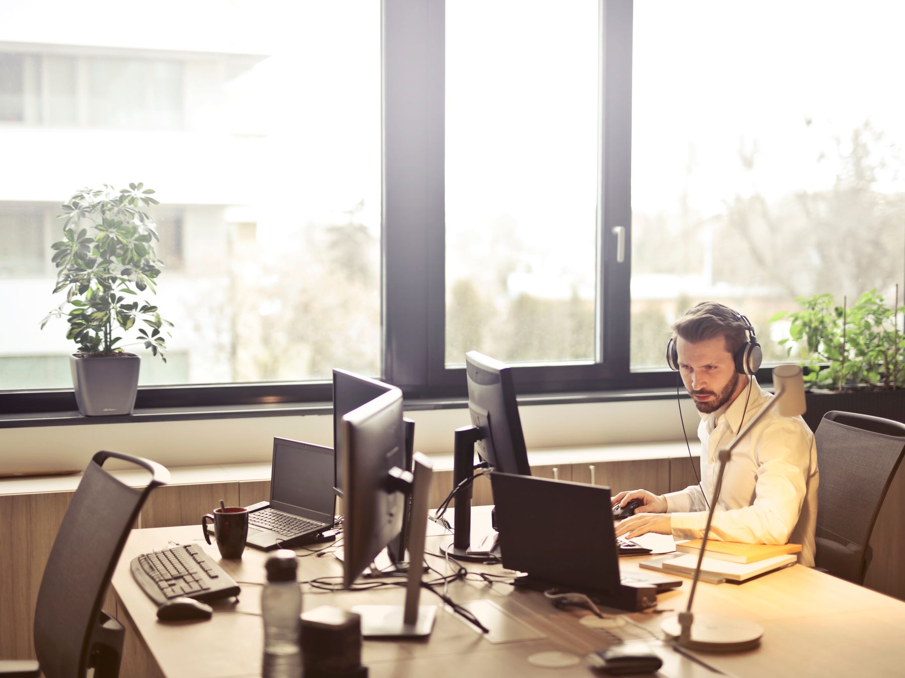 Great Ellingham — office relocation team moving desks and equipment