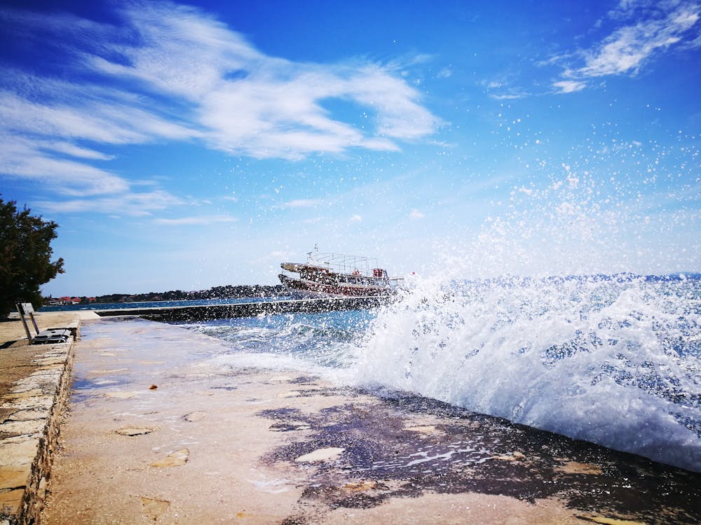 Photo of Wave Under Clear Sky