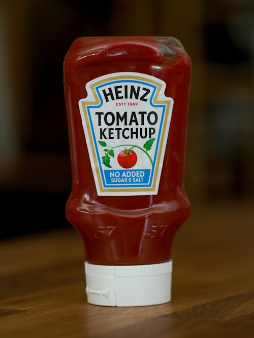 Free Heinz Tomato Ketchup in Close-Up Photography Stock Photo