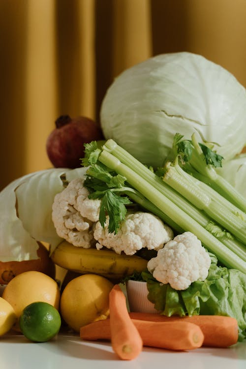 Close-Up Shot of Assorted Vegetables