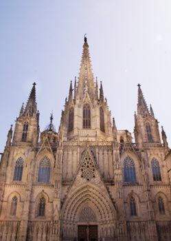 Explore the breathtaking Gothic architecture of Barcelona's iconic cathedral.