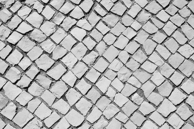 Monochrome cobblestone pattern — photo by Alexandru Taradaciuc on Pexels