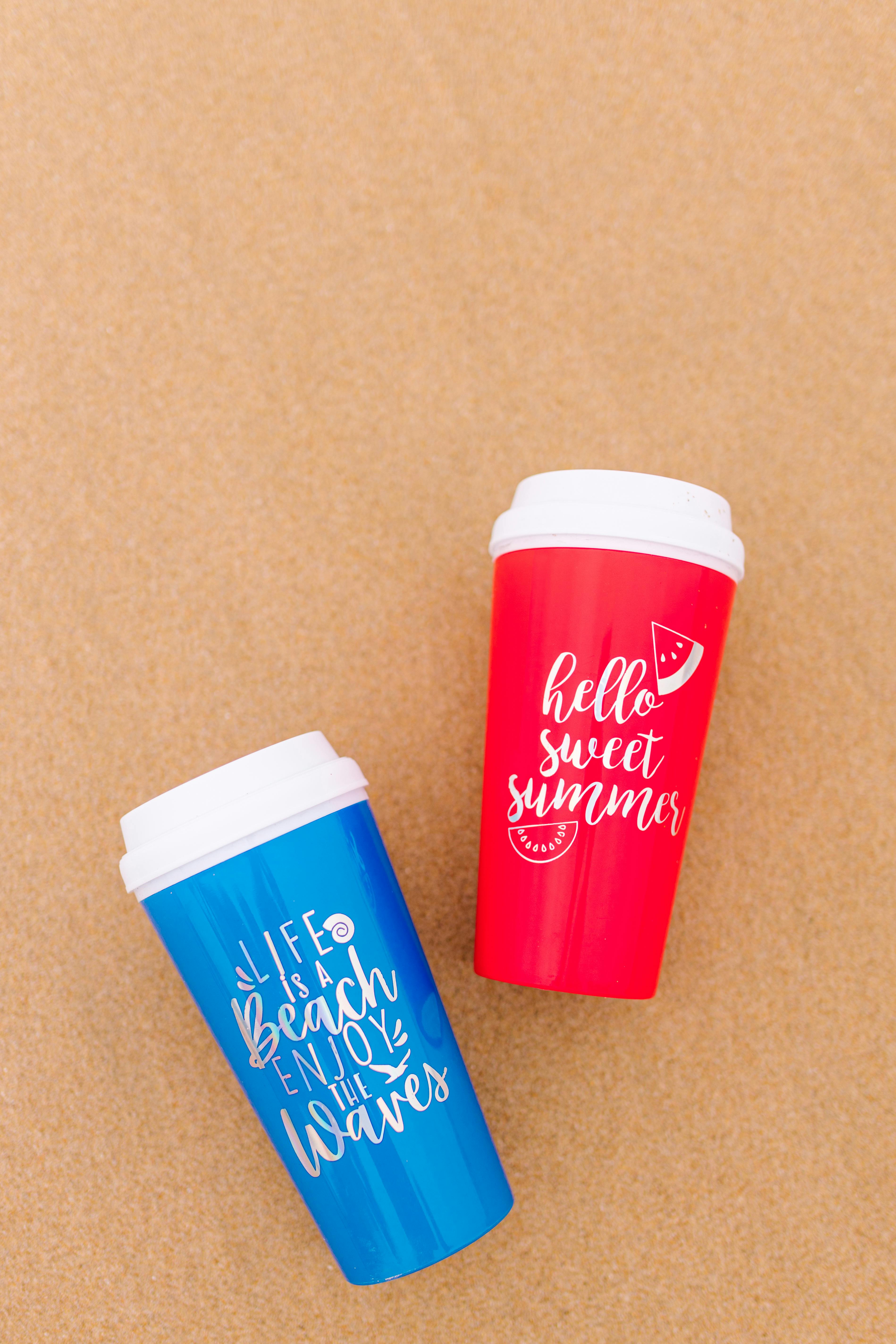 Epoxy resin tumbler