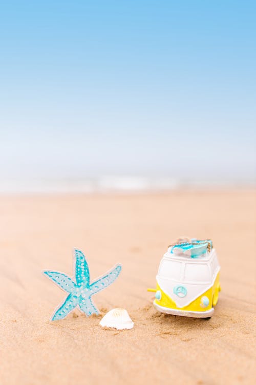 Ilmainen kuvapankkikuva tunnisteilla hiekka, kesä, leluauto