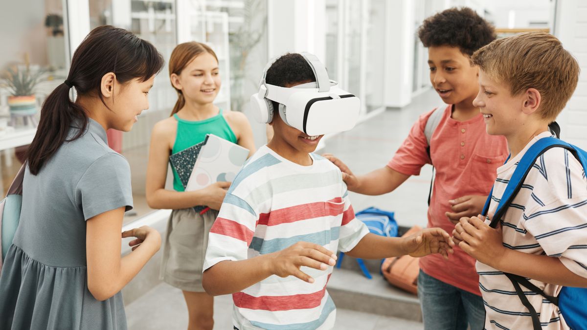 Réalité virtuelle pour léducation - illustration
