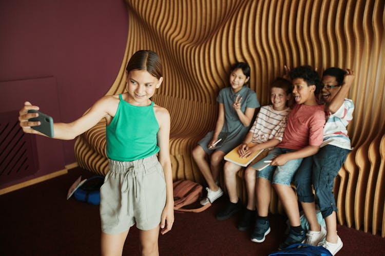 Group Of Students Taking A Group Picture