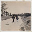 Man and Woman Walking on Road