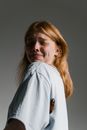 A Fearful Woman Having Katsaridaphobia