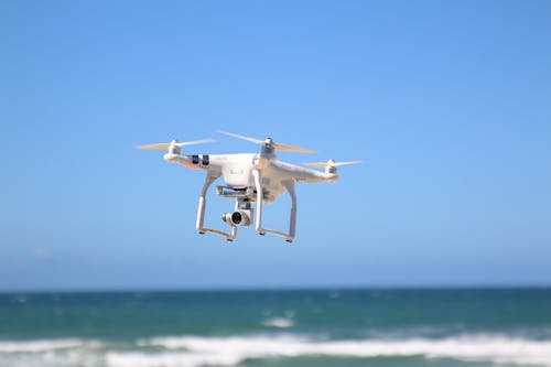 Free A Drone Camera Flying Stock Photo