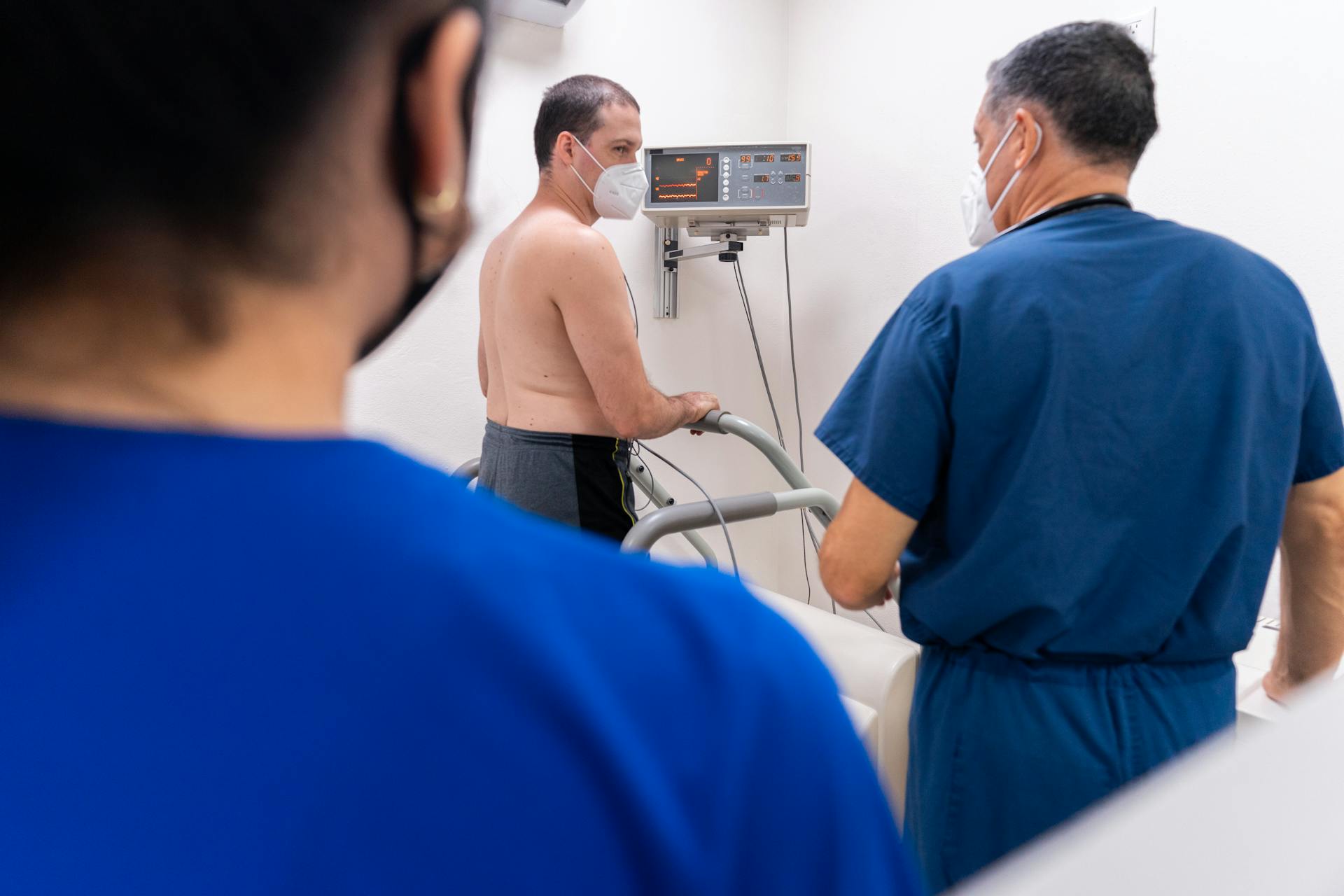 Patient During a Procedure in a Hospital