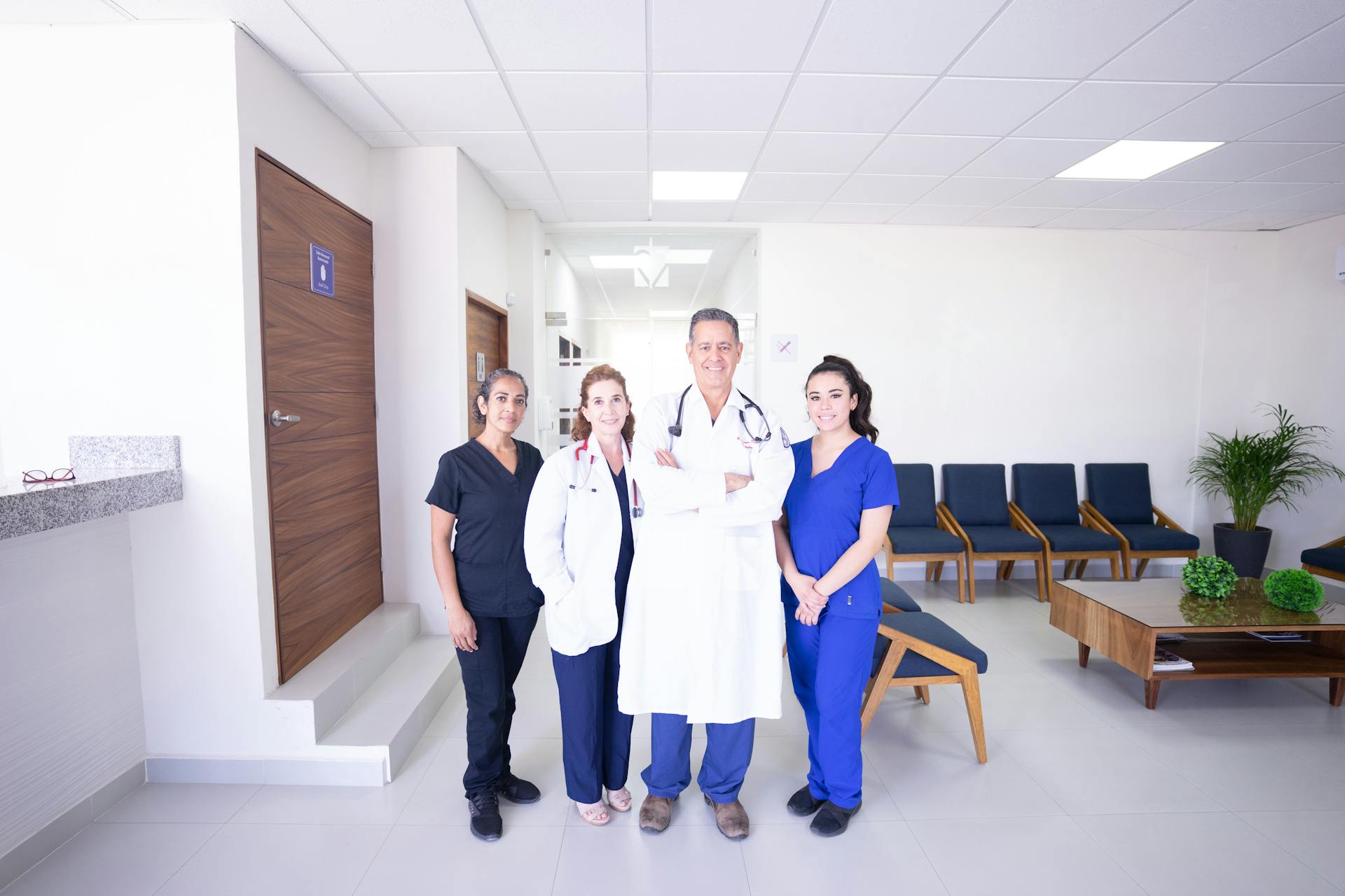 Medical Practitioners Wearing their Uniforms