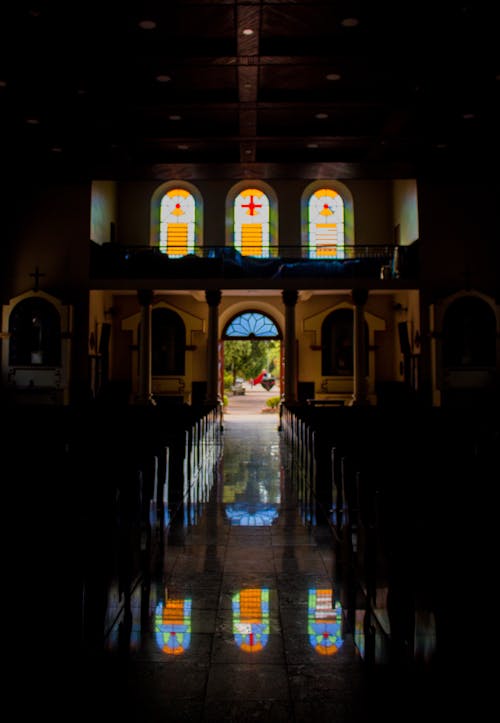 Free stock photo of basilica, church interior, church window Stock Photo