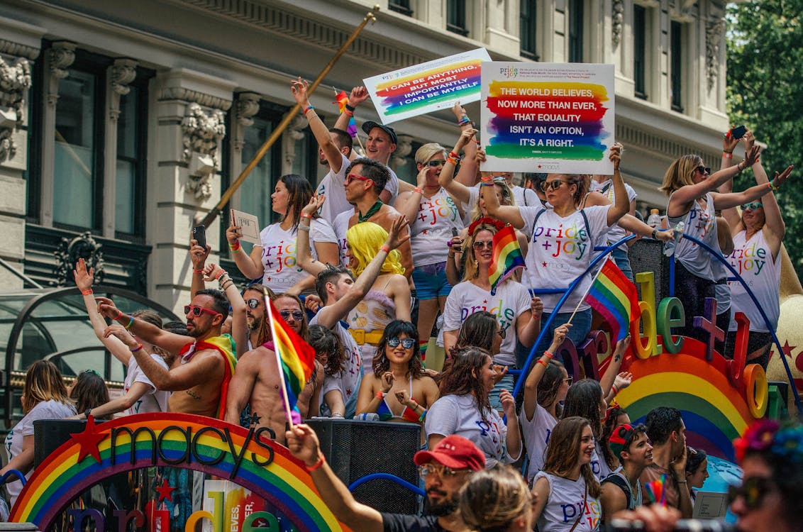 People at a Parade