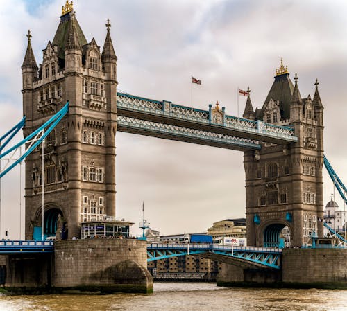 Free Tower Bridge Over a River Stock Photo