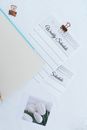 Pieces of Paper and Binder clips