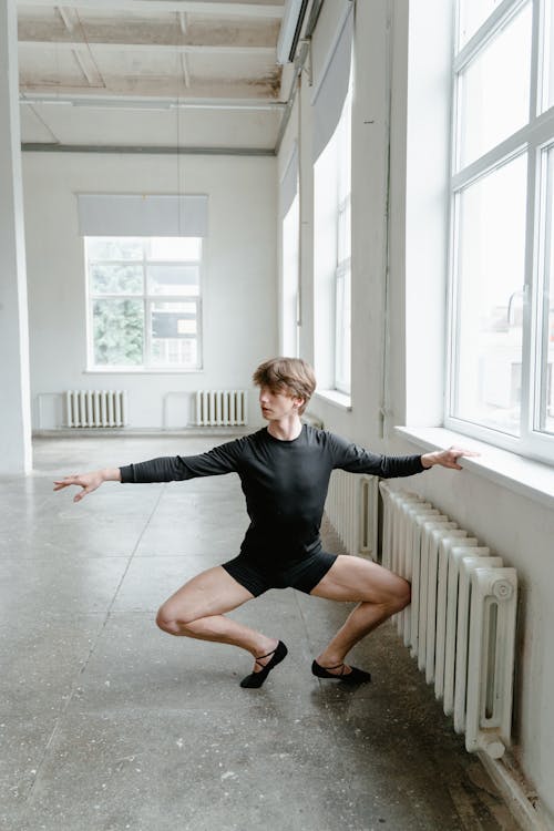 Young Man in a Ballerian Position 