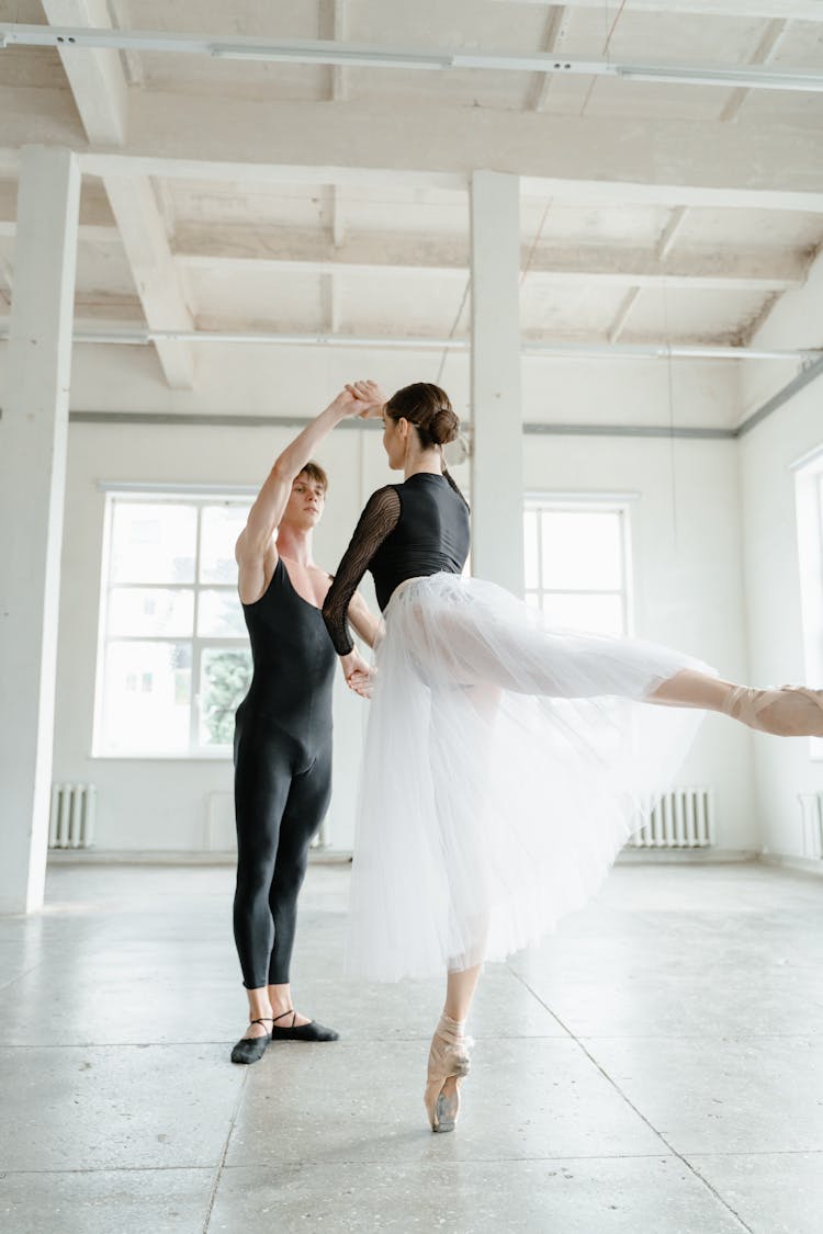 Man And Woman Ballet Dancing