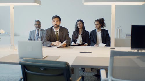 Colleagues in a Video Conference