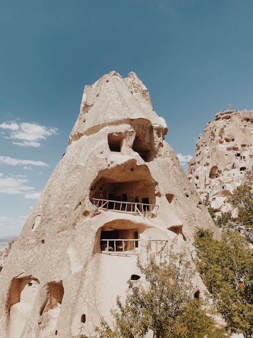 Majestic Rock Formation in Cappadocia, Turkey