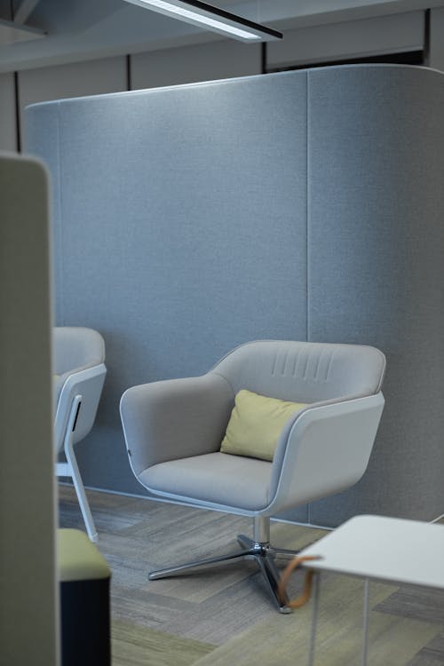 Free White Chair Inside an Office room Stock Photo