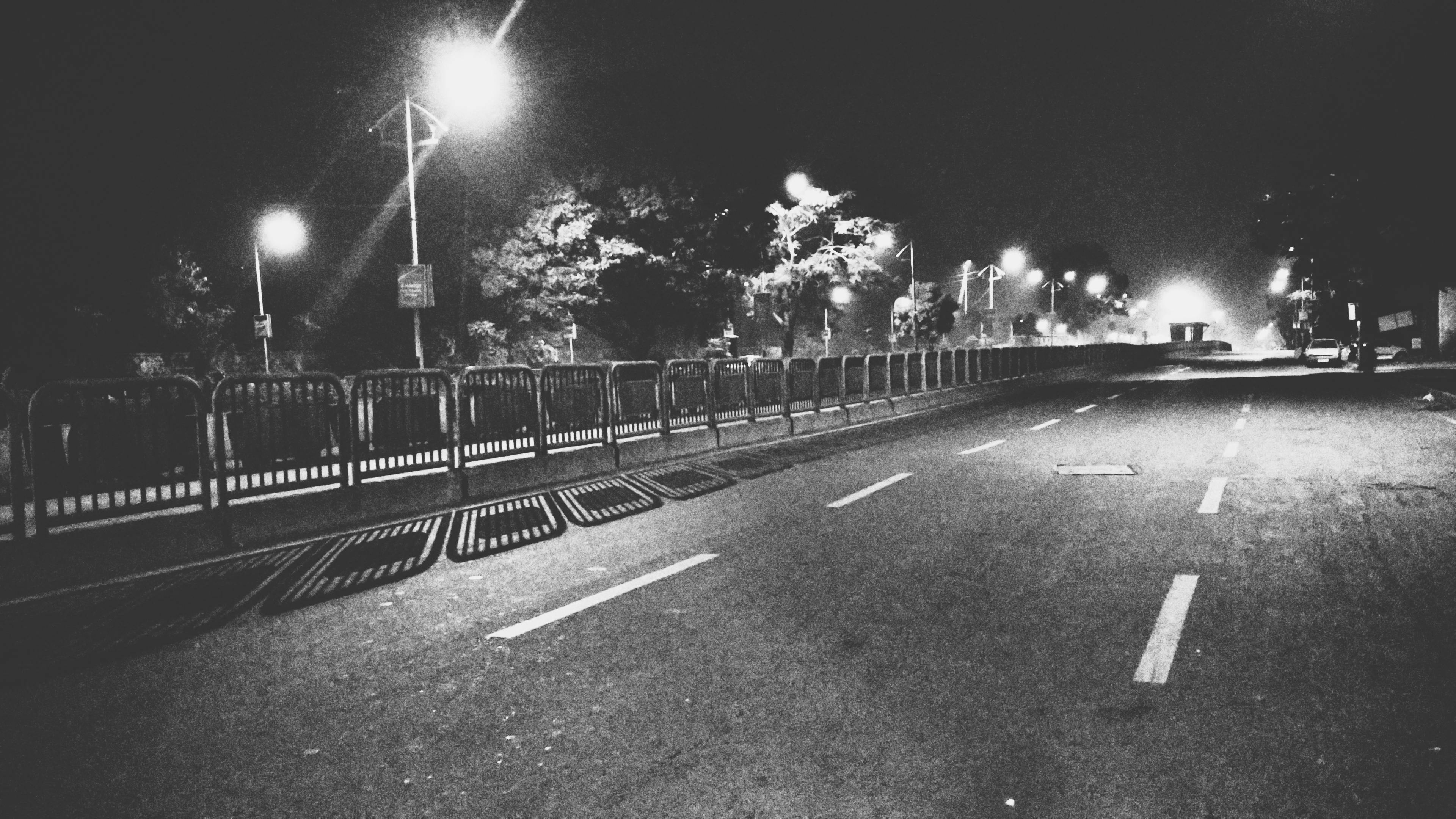Free stock photo of #night #dark #shadow #road #silent #white #black