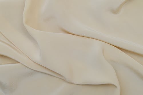Crumpled White Plain Cloth  