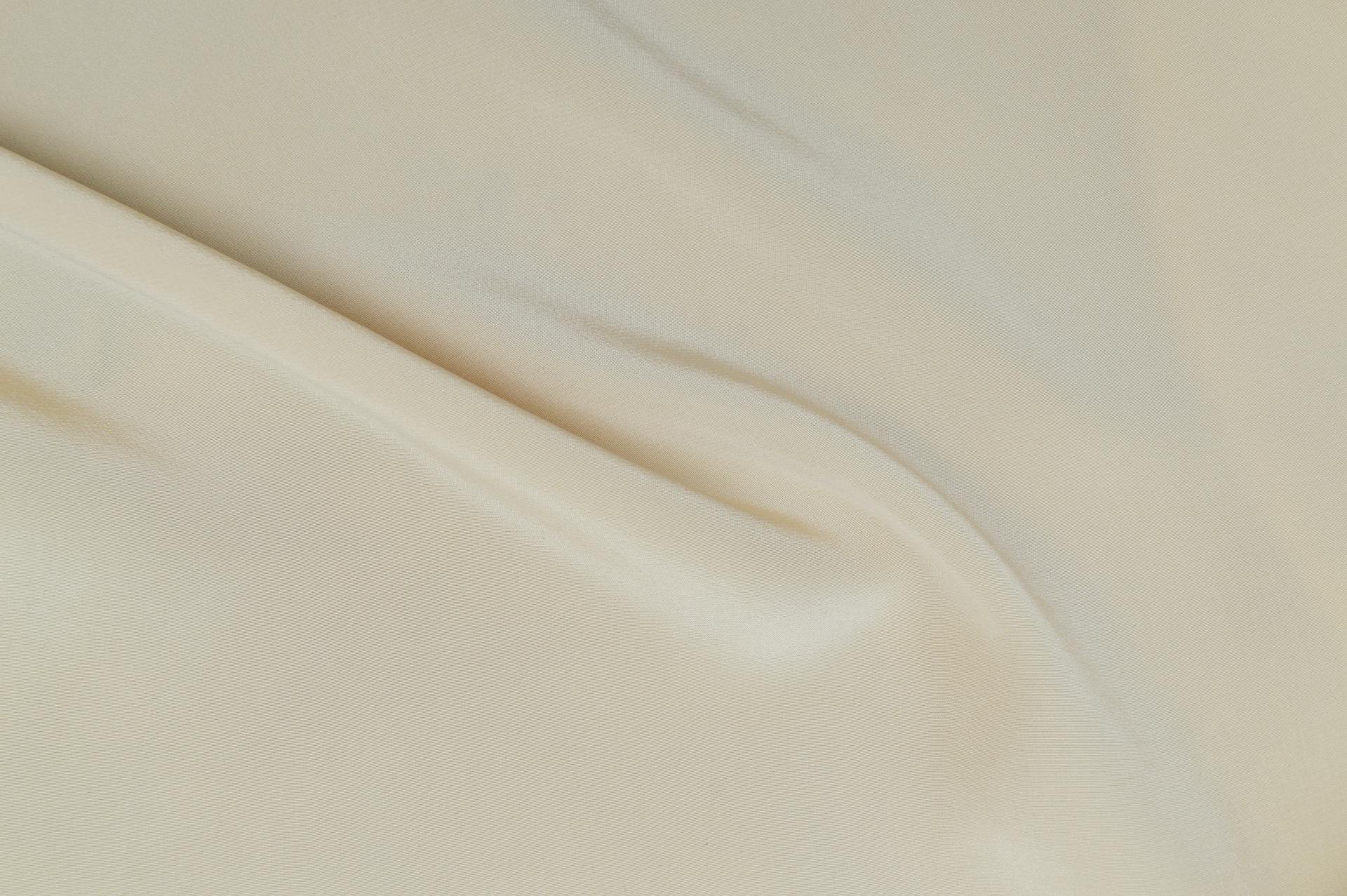 Close-up of Smooth White Fabric