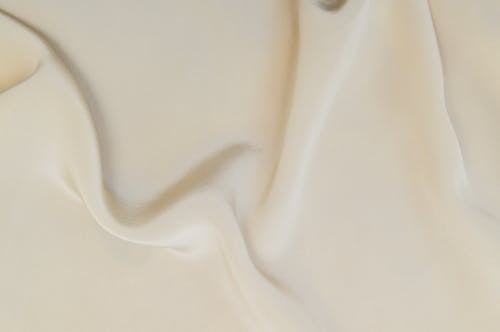 White Smooth Cloth in Close-up Shot 