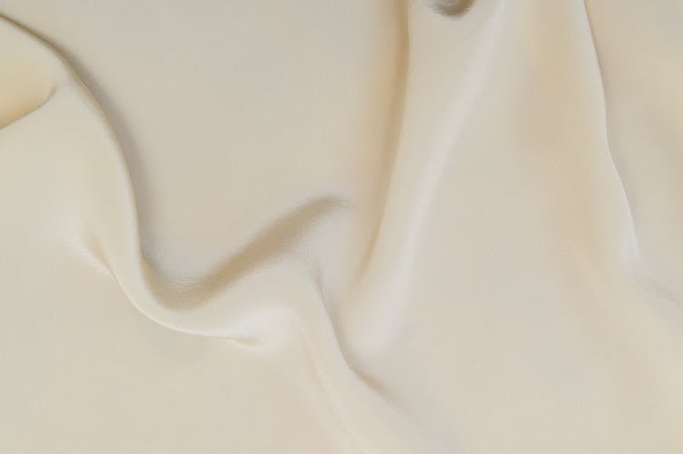 White Smooth Cloth In Close-up Shot 