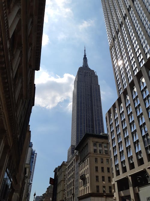 Low-Angle Shot of the Empire State Building