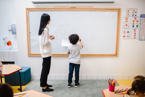 Foto profissional grátis de aluno, aprendendo, aula de inglês