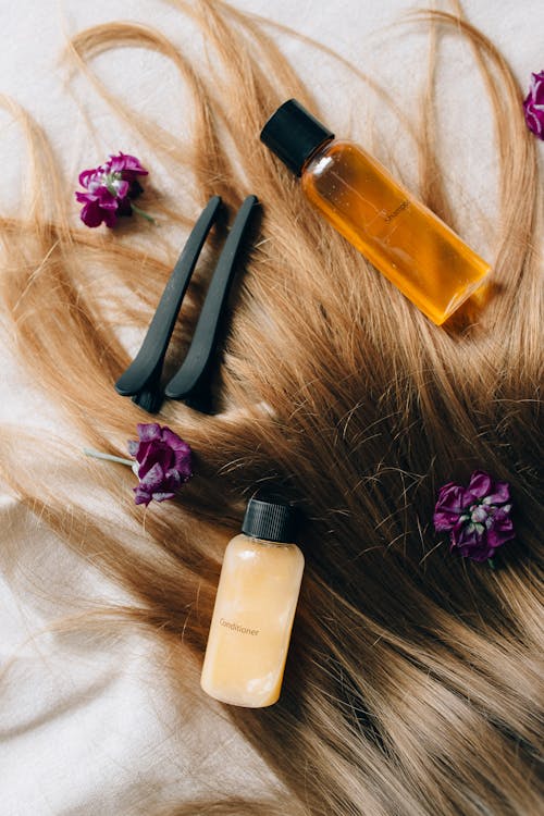 Hair Products Laying on a Hair