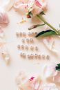 Words Surrounded with Flower Petals