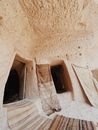 Passageways inside Uchisar Castle