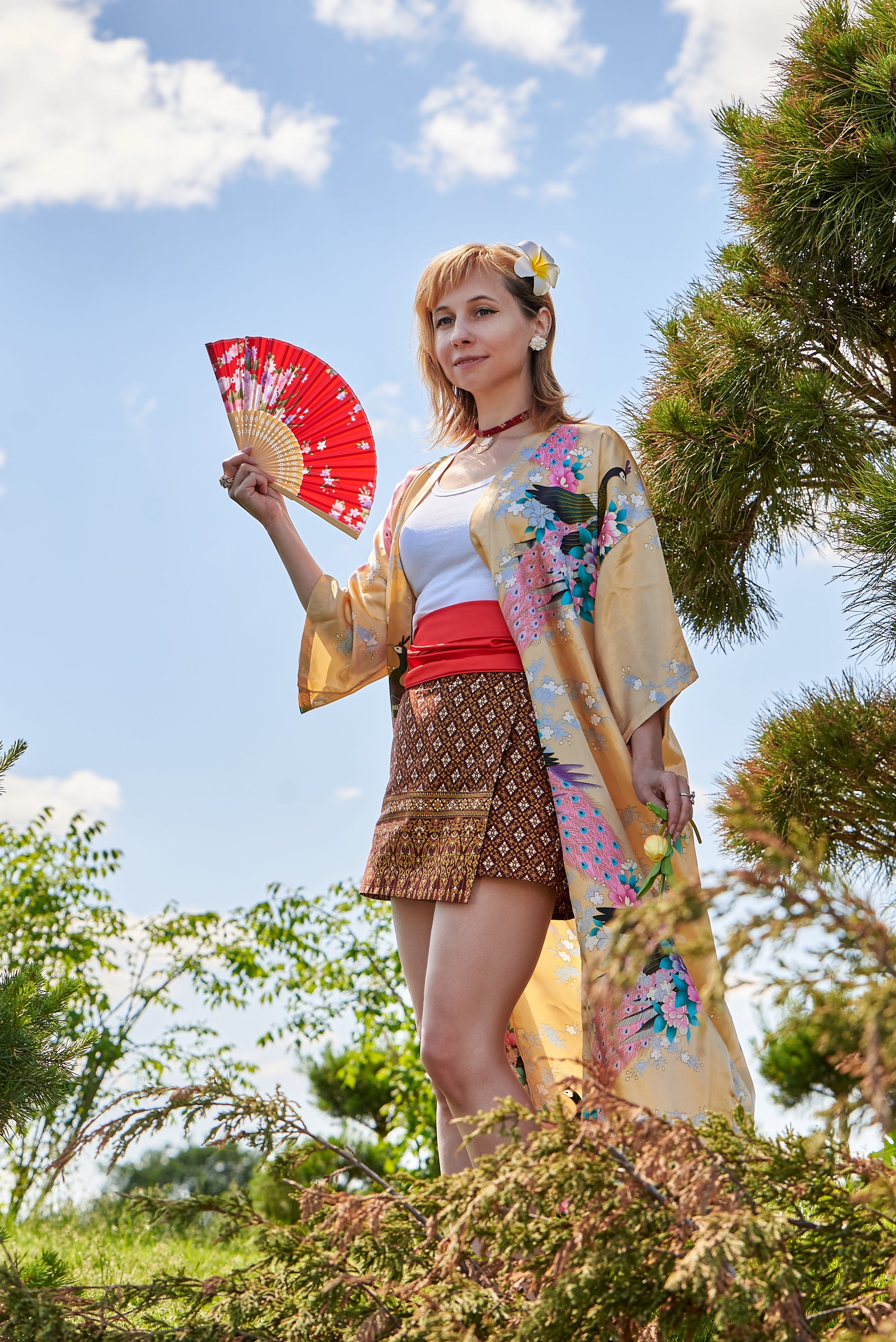 Young Chinese Woman in a Traditional Dress · Free Stock Photo