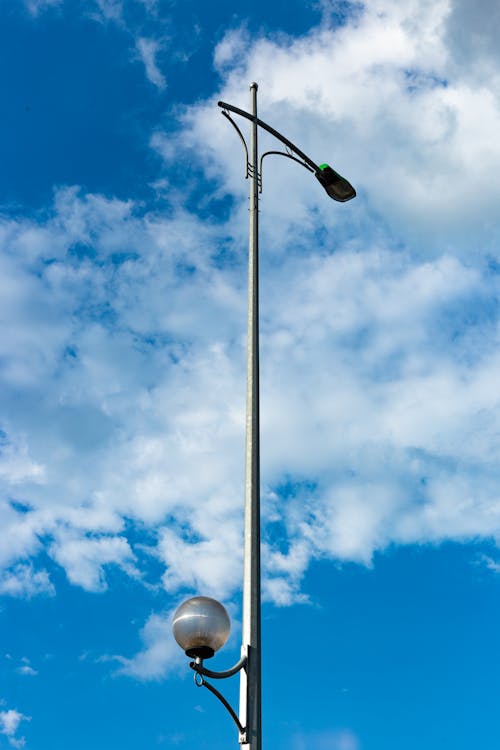 Street Light Under Blue Sky